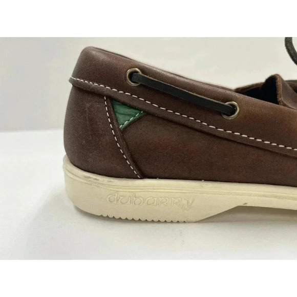 Broga by Dubarry of Ireland Handmade leather deck shoes women/children size 4 - Picture 4 of 11